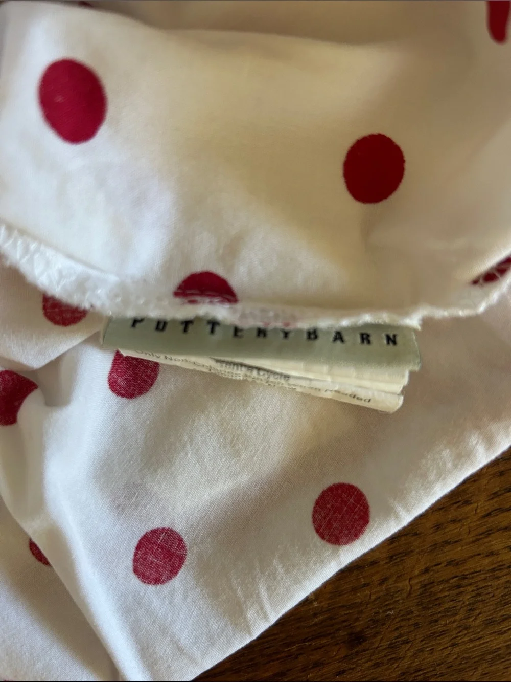 Pottery barn standard pillowcases